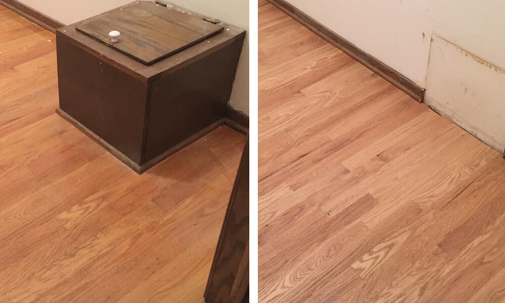wood floor repair example